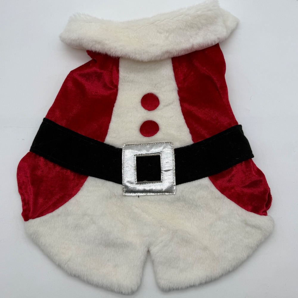 Dickens' Closet Holiday‎ Santa Claus Costume Pet Dog Medium Suit